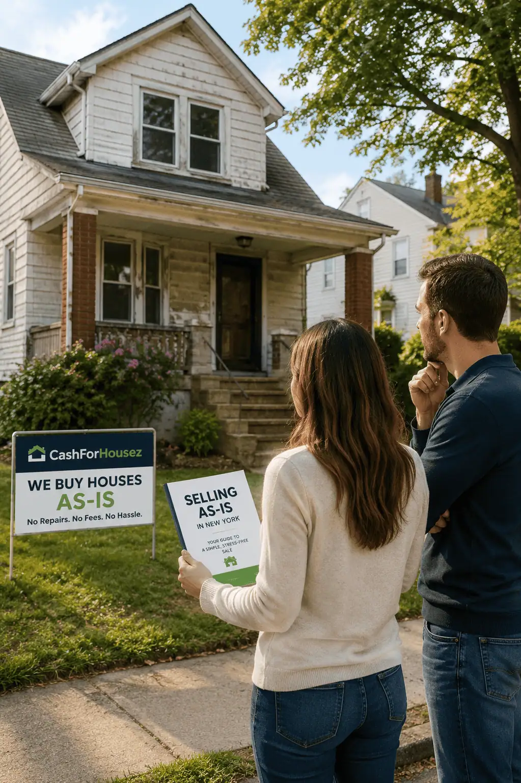 New York homeowners considering selling a house as-is